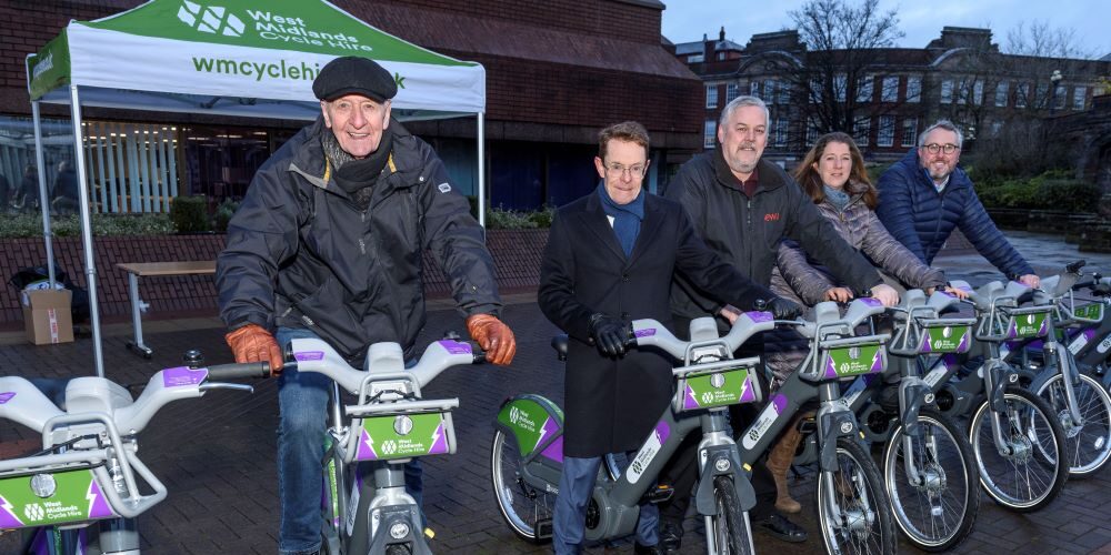 West Midlands gets 150 shared e-bikes built by Pashley 