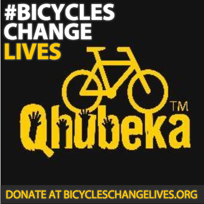 Qhubeka is now registered with JustGiving
