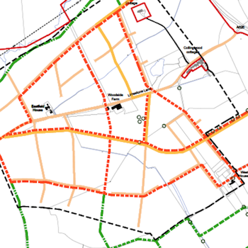 Housing development commits to Dutch-style fine grid of cycle streets