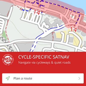 Industry-funded cycle satnav app relaunched