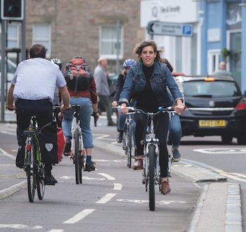 1 bikelifeedinburgh credit colinhattersley02jpg Massive survey finds that 75% of Brits want protected cycleways built