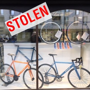 Ram raiders steal distinctive cycles from high-end London bike shop