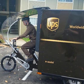 UPS goes back to its pedal-powered roots with cargotrike