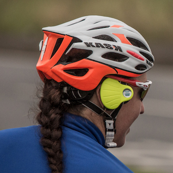 Helmet Angel add-on seeks to block wind noise while cycling