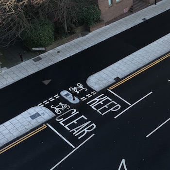 Newcastle builds £1.7m protected city centre cycleway