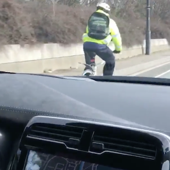 Nissan driverless car guilty of “close pass” overtake of UK cyclist