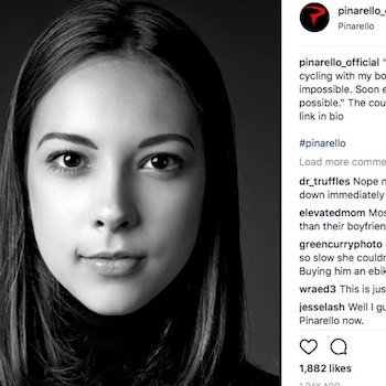 Pinarello slammed for sexist and ageist e-bike promotion