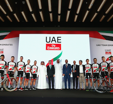 UAE Pro Cycling Team announces partnership with Emirates