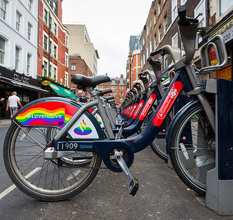 TfL transforms Santander Cycles for Pride