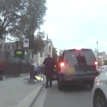 Transport Secretary doors cyclist but doesn’t exchange details