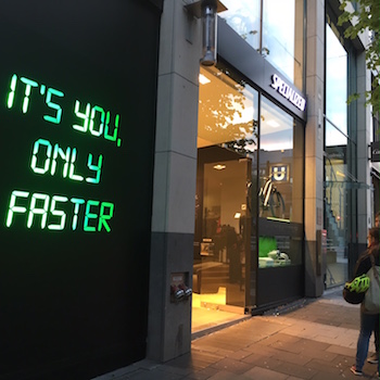 Specialized opens pop-up store in Tour de France start city