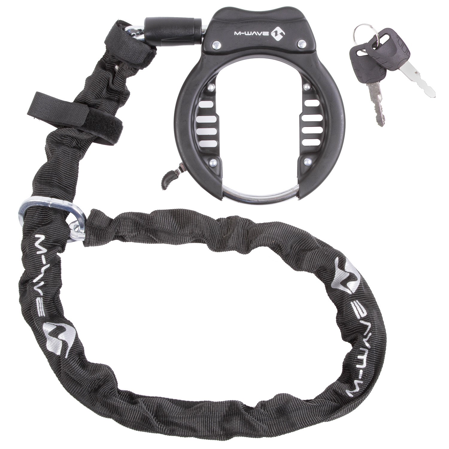 13. M WAVE Ringchain XL Frame Lock with 1m Chain BikeBiz January Sector Guides: Bike Security