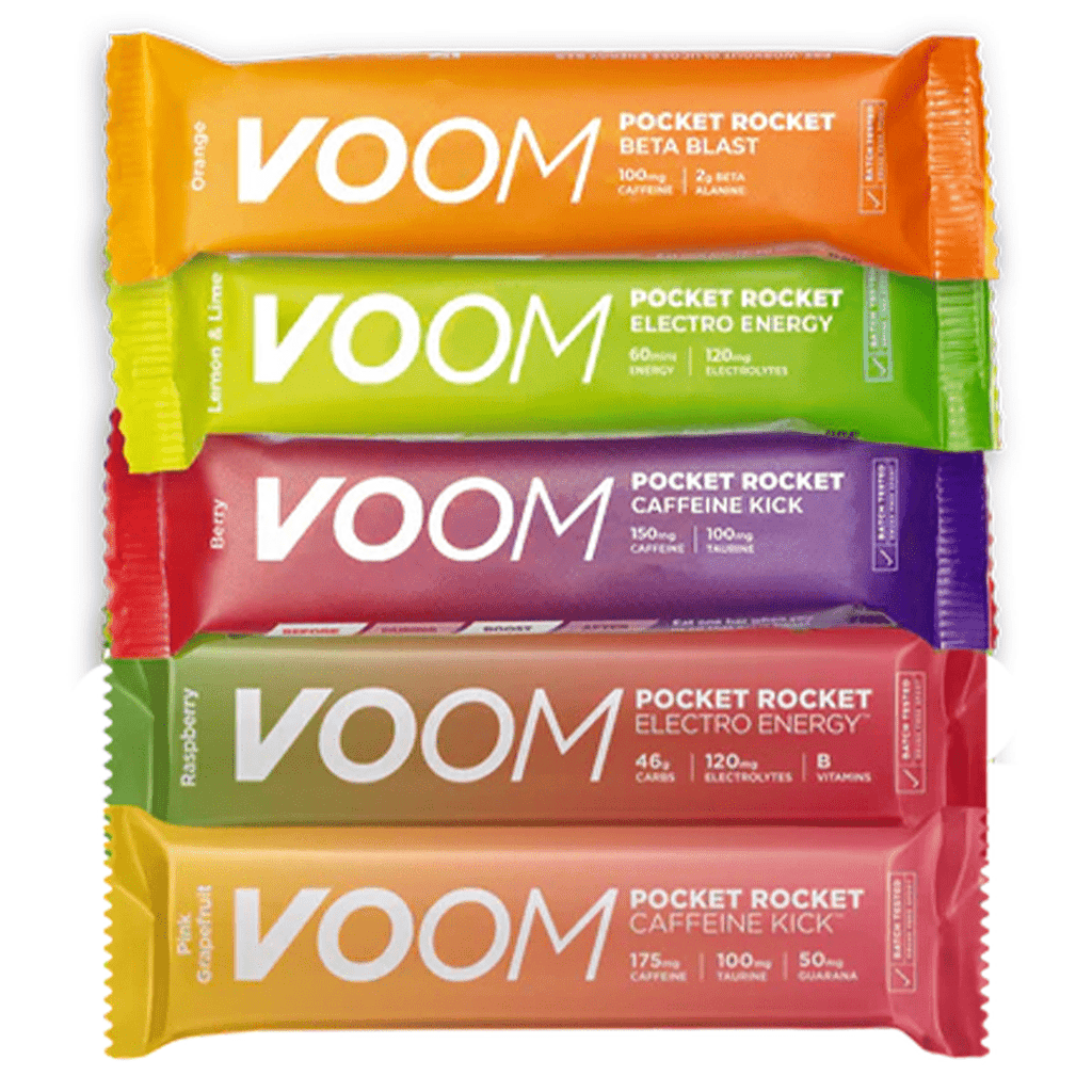 14. voom energy bars pack of 10 mixed pocket rocket BikeBiz March Sector Guides: Energy and nutrition