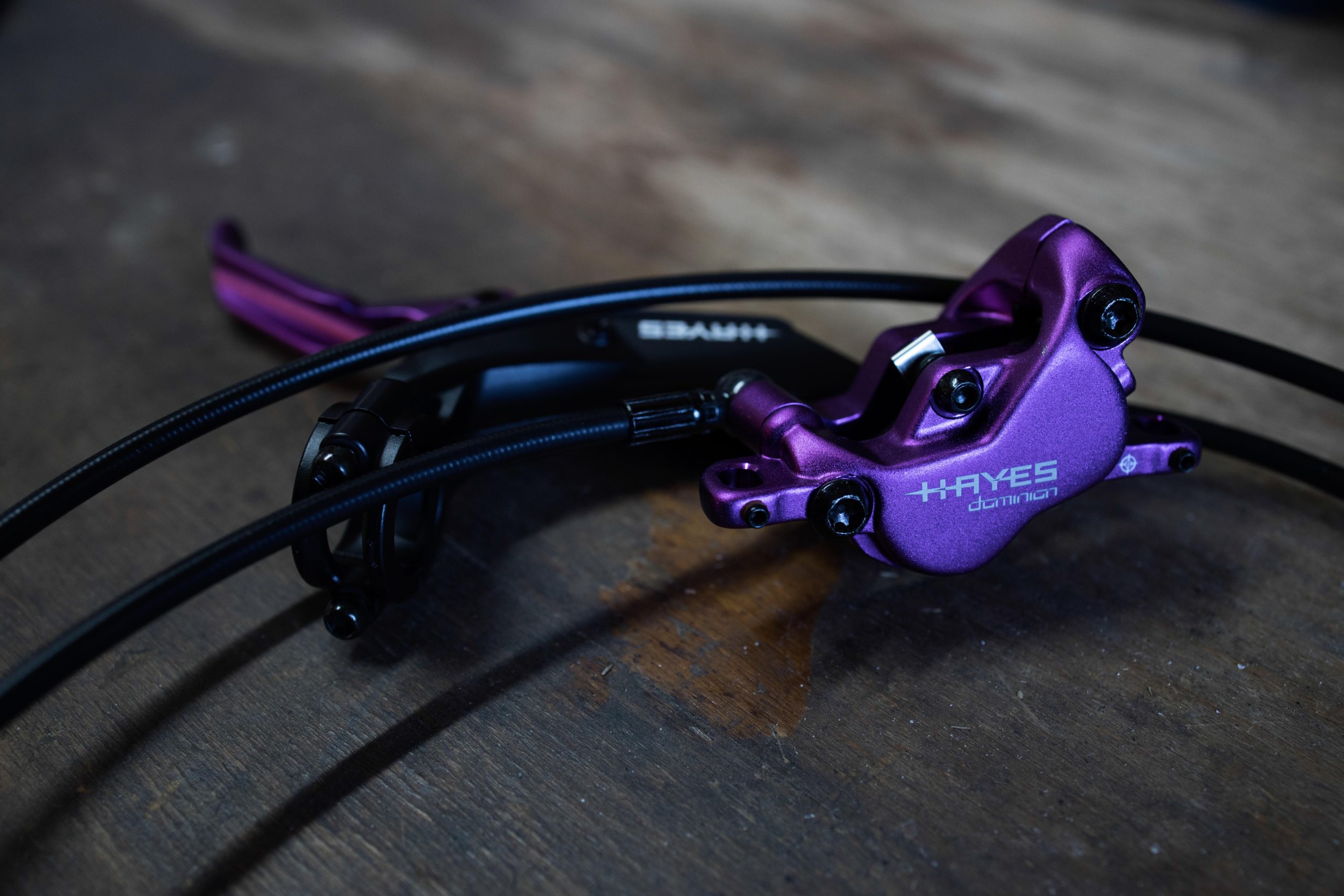Hayes launch limited edition Dominion A4 Brake Kit in purple