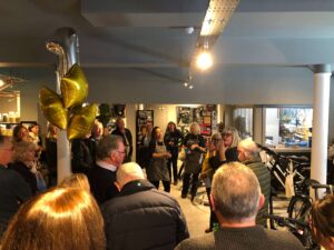 2 Crowds at the EBIKE Cafes 1st birthday celebrations EBIKE Cafe @ Deheers celebrates first year of trading