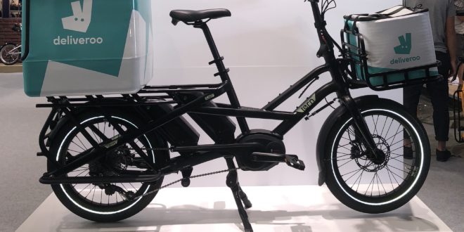 2018 07 08 tern deliveroon web 3 Deliveroo trials Tern's compact e-cargobike