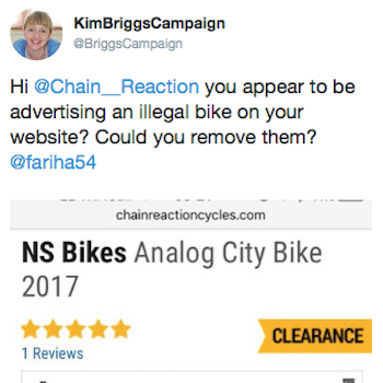 Wiggle joins CRC in adding brake-free fixie caveat to site listings