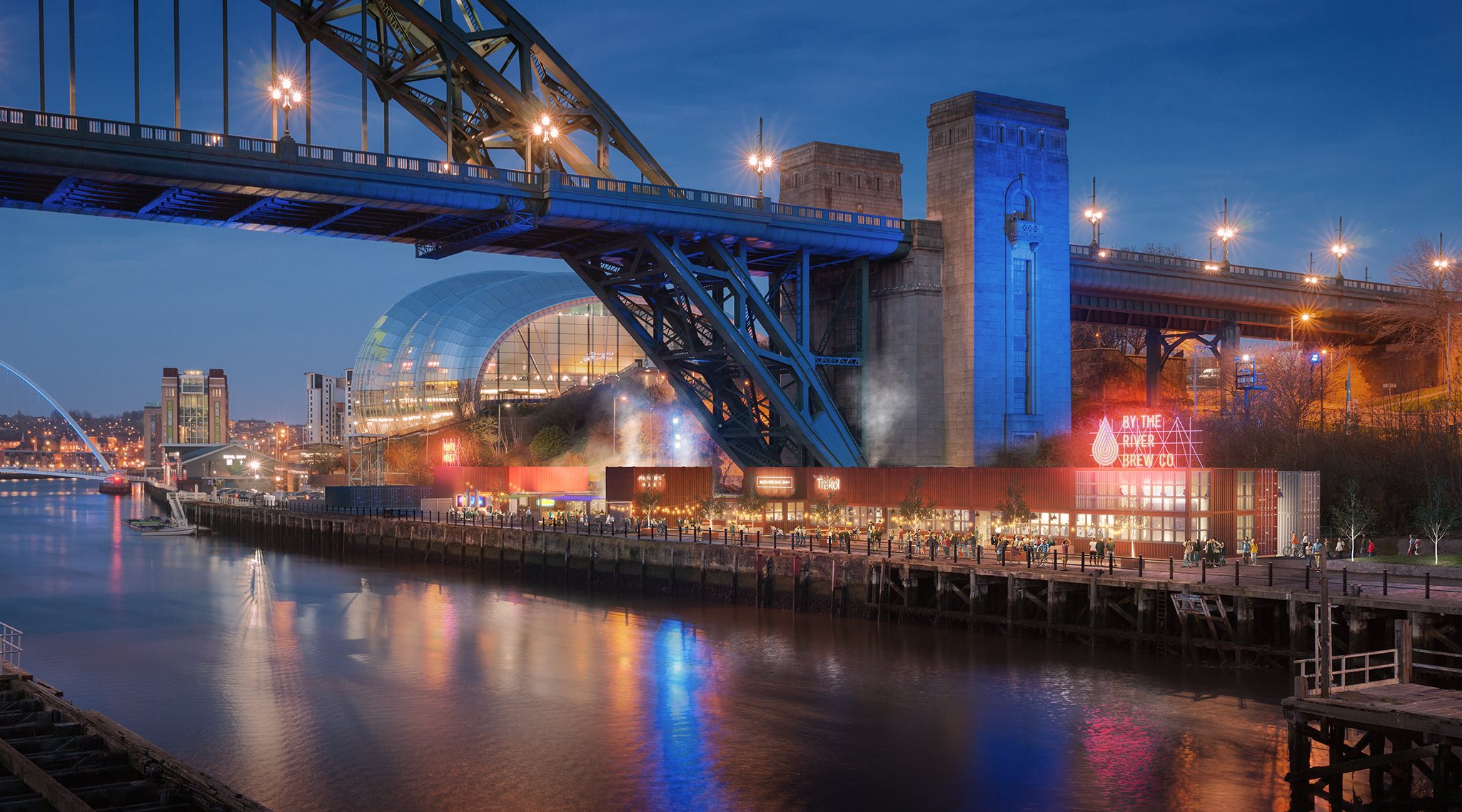 Container-based micro brewery and custom bike shop to open beneath iconic Tyne Bridge