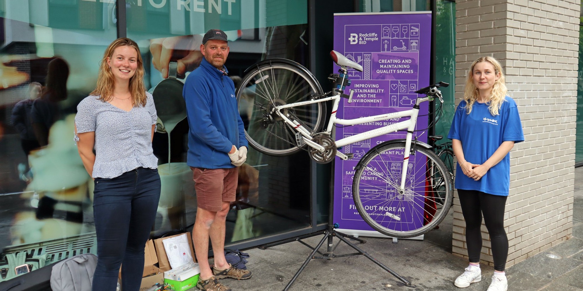 Redcliffe and Temple BID, Life Cycle help increase cycling in Bristol