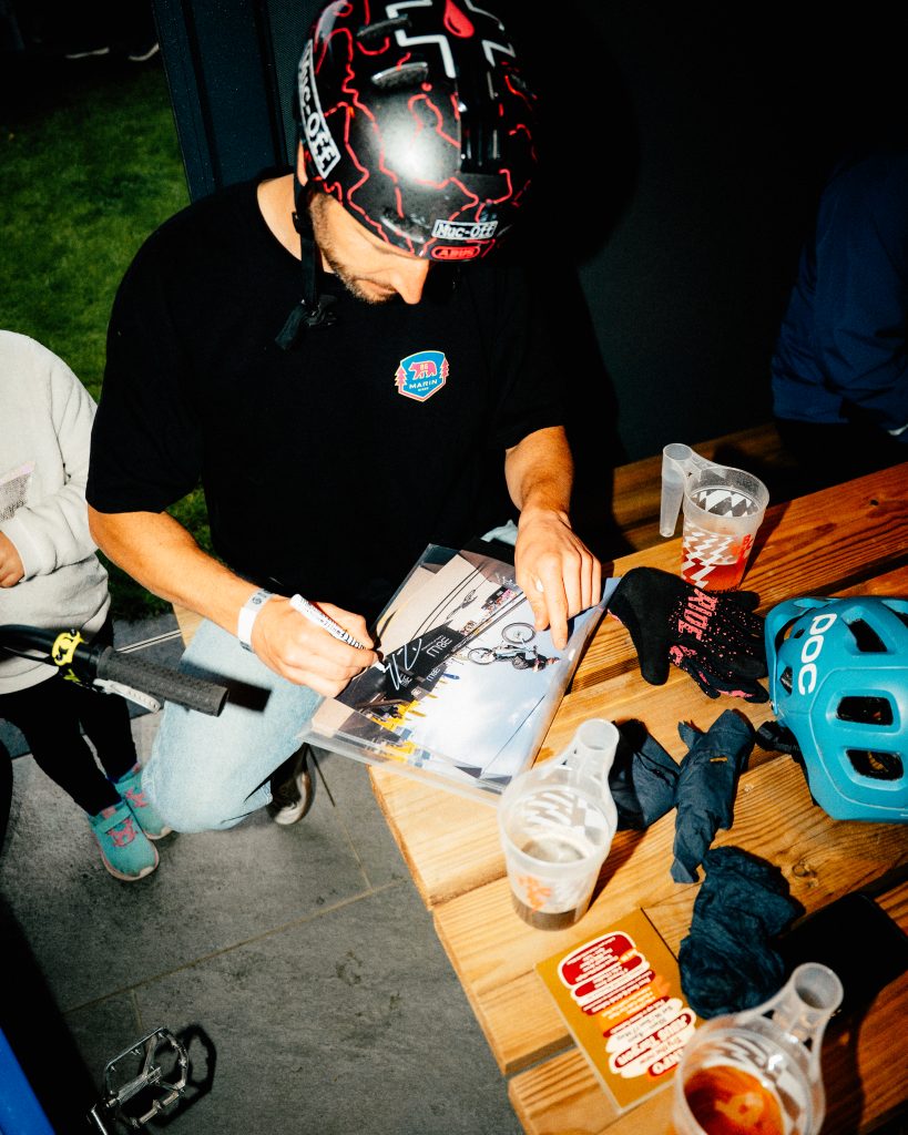 59 ABUS UK INNERS TARGON LAUNCH ABUS Targon helmet launch: "It was about showing how ABUS is investing in mountain biking and supporting the communities that make the sport special."