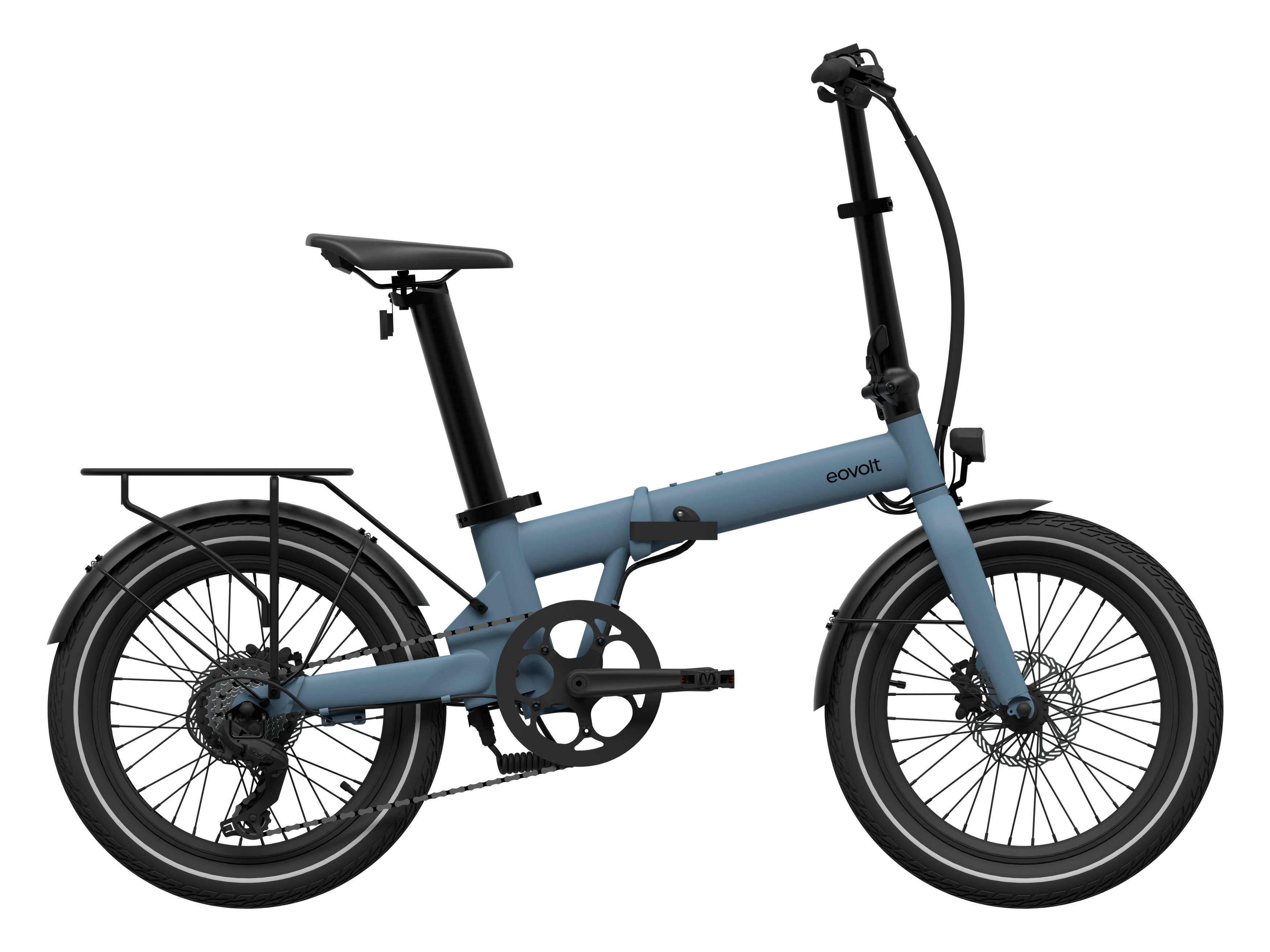 6 EOVOLT Afternoon EV08 unfold Blue 1 BikeBiz's guide to the latest e-bikes and e-scooters