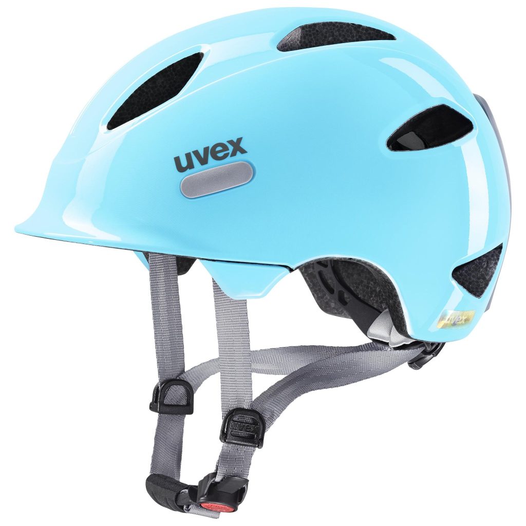 7. uvex oyo cloud blue grey BikeBiz May Sector Guides: Children’s Bikes, Clothing and Accessories