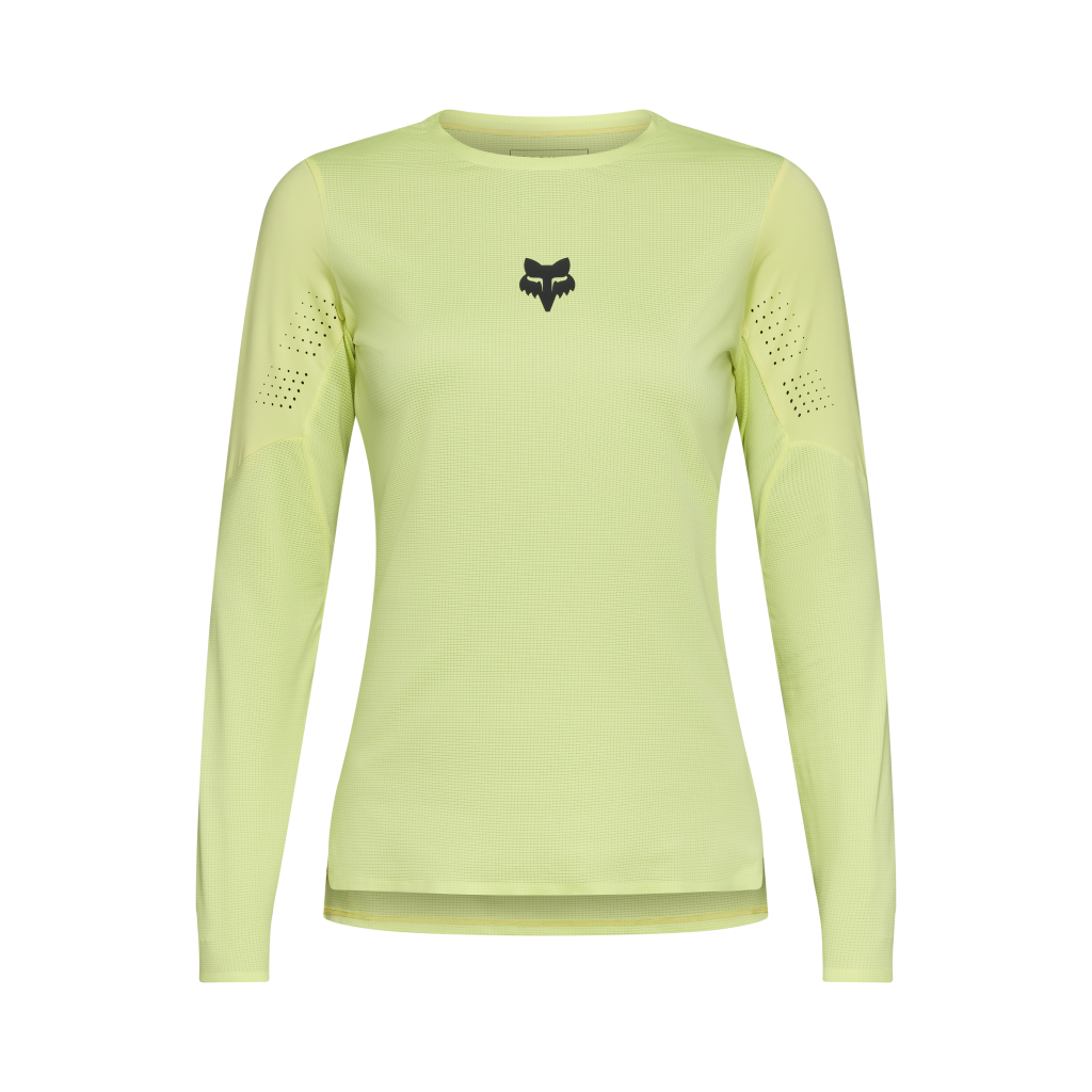 7.Fox Flexair 2026 Long Sleeve Jersey Womens Lime 38251 334 1 BikeBiz April Sector Guides: Women’s Bikes, Accessories and Clothing