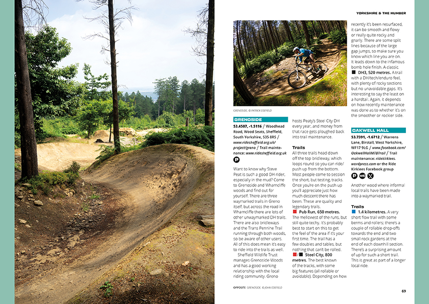 dirt directory mtb book from Vertebrate Publishing