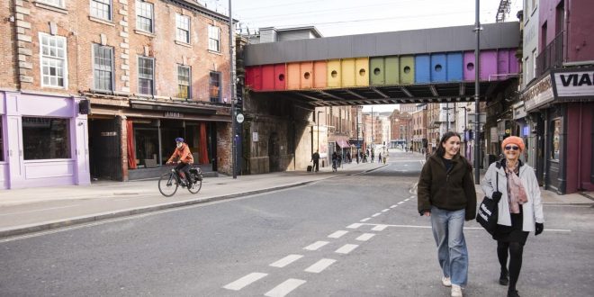 ATE image People walking and cycling in Leeds Active Travel England announces almost £300 million in funding