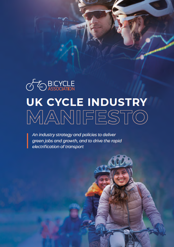 BA Manifesto Bicycle Association launches UK Cycle Industry Manifesto at the House of Commons