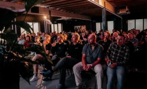 BCF crowd seated for presentation BikeBiz Industry Insights: A conversation with Belgian Cycling Factory UK MD, Russell Merry