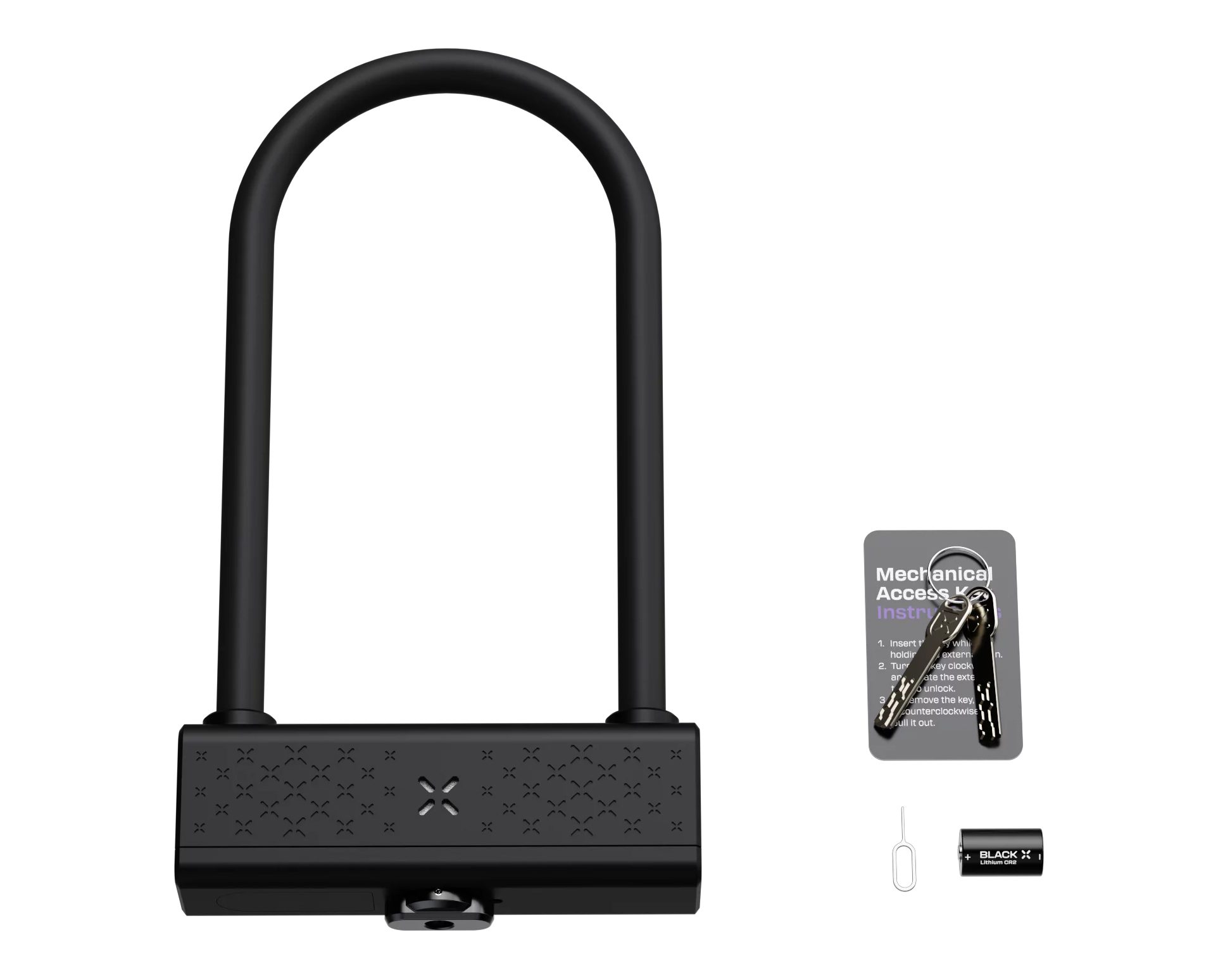 Black X lock product shot