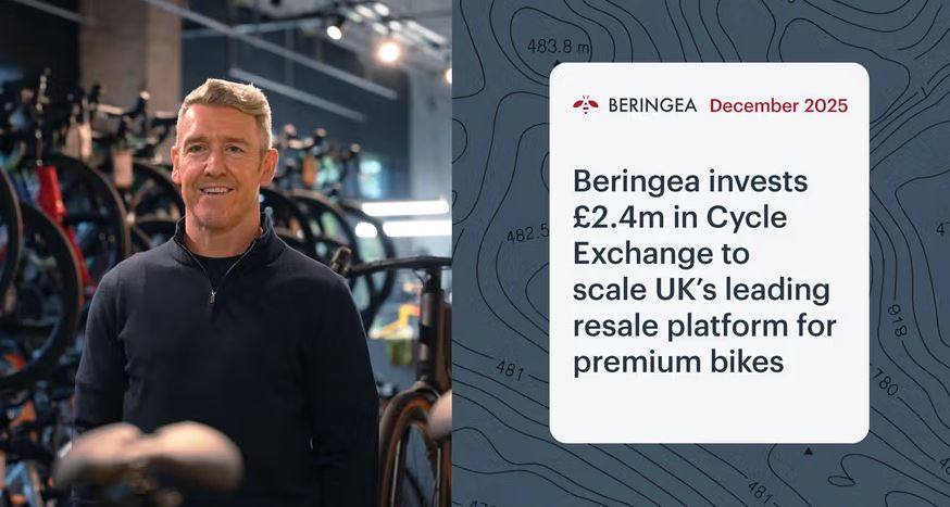 Beringea invests in Cycle Exchange to accelerate growth, scaling presence throughout the UK