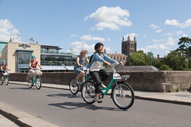 Beryl, Herefordshire Council extend free bicycle trips initiative