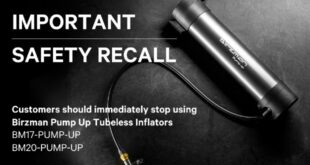 Birzman recalls Pump Up tubeless inflators Birzman initiates safety recall of Pump Up tubeless inflators