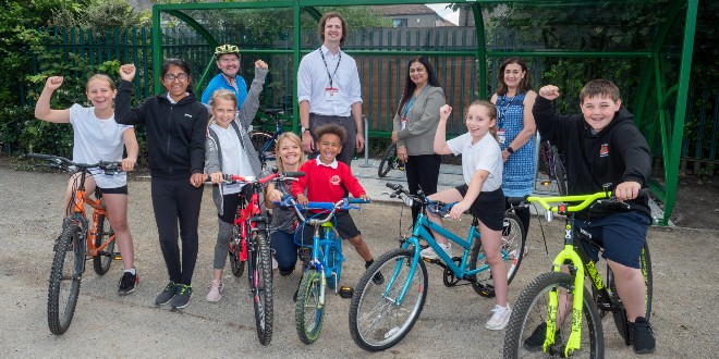 Bradford schools benefit from new bike and scooter spaces funded by WYCA