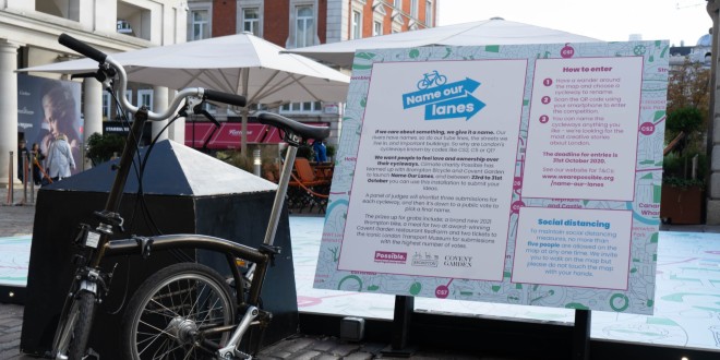 Brompton and climate charity Possible launch ‘Name Our Lanes’ campaign