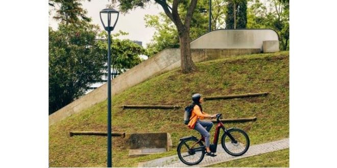 Cannondale riding up hill Cannondale launches two new urban e-bikes