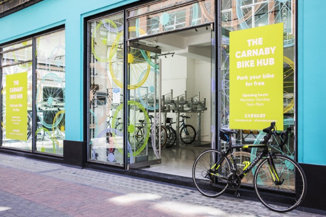 Carnaby launches free bike hub