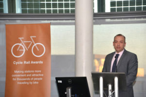 Chris Heaton Harris MP Minister of state at the Dept for Transport Winners of Cycle Rail Awards announced