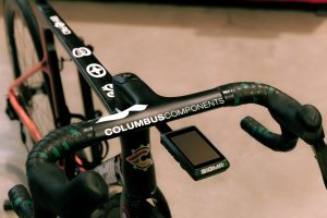 Cinelli x Bike Aid team bike bars and top tube with image at angle Cinelli joins Bike Aid’s mission to help develop African cycling and athletes