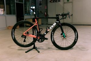 Cinelli x Bike Aid team bike drive side on Cinelli joins Bike Aid’s mission to help develop African cycling and athletes