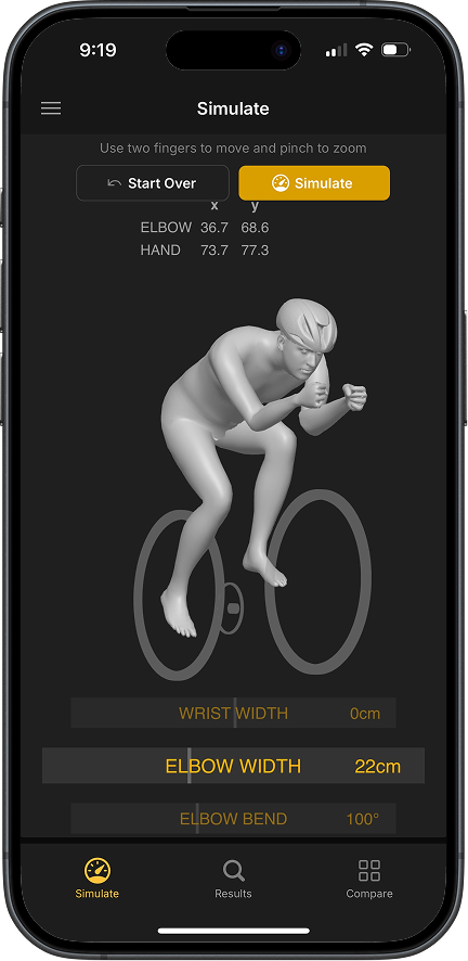 Copy of AiRO App Screen 2 AiRO’s AI-CFD Aerodynamic Fit Platform Reaches 100 Global Fitters