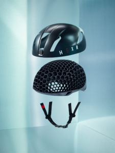 Copy of Exploding Helmet flat Hexr launches custom bike helmet with 3D technology