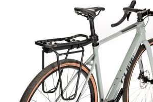 Cube Acid Beam seatpost mounted pannier rack Cube accessories brand Acid introduces new load carrying options