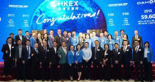 Dahon team at Honk Kon stock exchange celebration