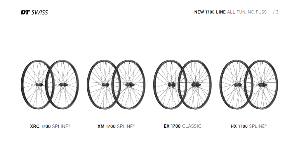 DT Swiss "All fun, no fuss." DT Swiss Introduces E1700 Line-Up
