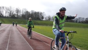 Dan on Bike with Trainer 1 More than 1,000 people reached by cycling health referral scheme