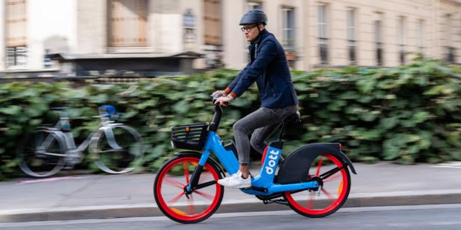 Dott e-bikes launch in Paris