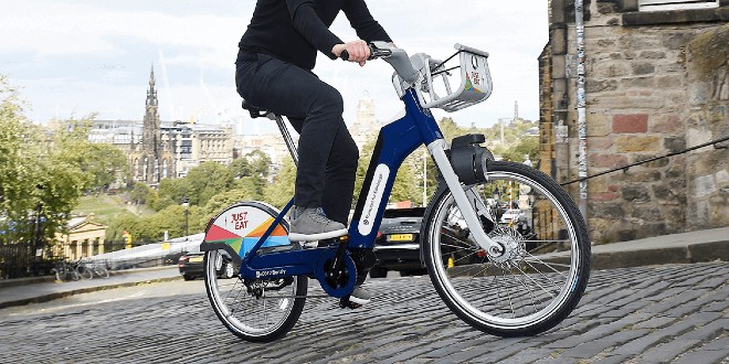 Edinburgh’s rentable e-bikes to be available next week